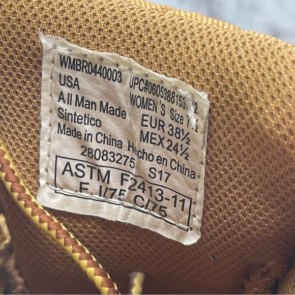 Brahma Work Boots Women’s Size 7.5 Steel Toe Padded Ankle Safety Shoes Brown - Picture 11 of 11